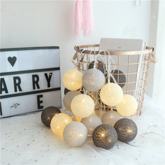 7. LED Cotton Thread Starry Lanterns